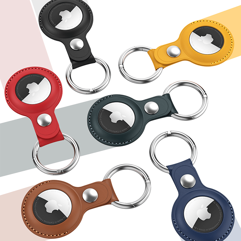 Keychain Leather Case For AirTag - Trax4u