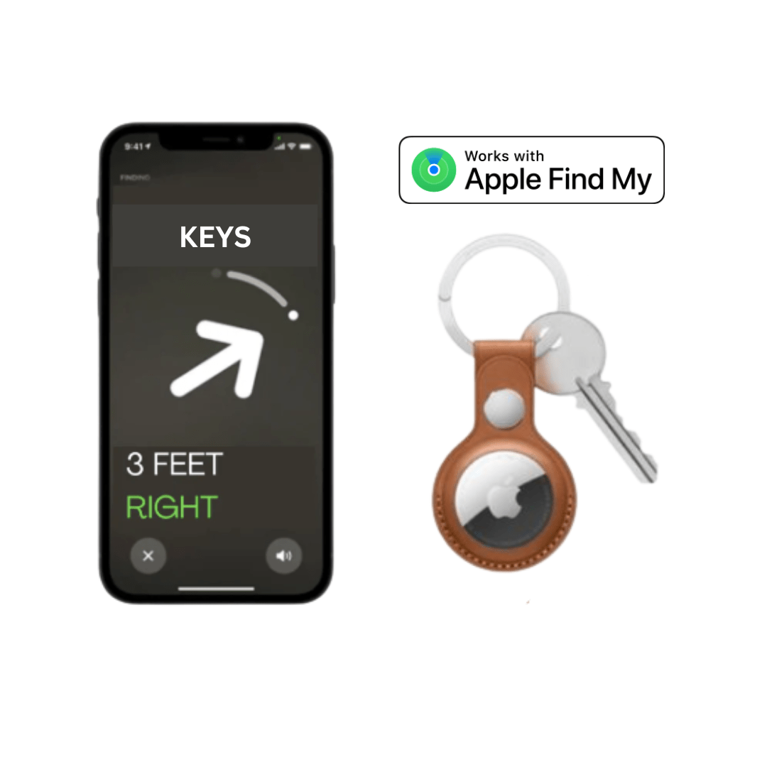 Keychain for AirTag Carbon - Trax4u