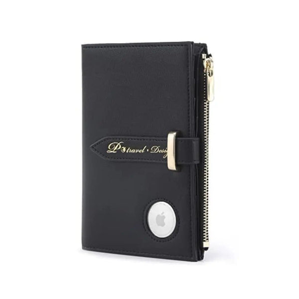 Ladies AirTag Passport Wallet Ladies AirTag Travel Wallet AirTag