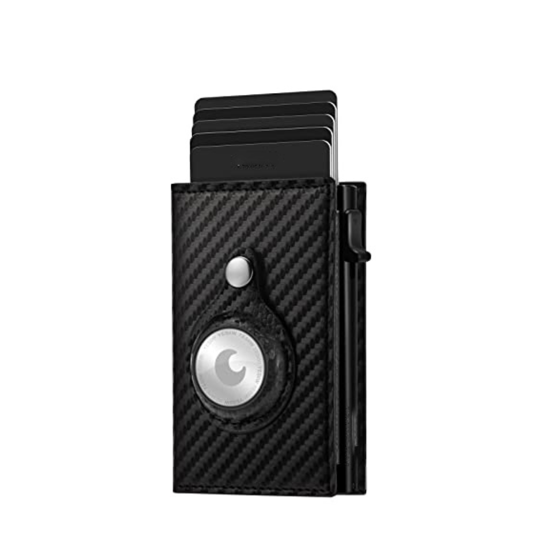 Pop-up AirTag Leather Wallet - Trax4u