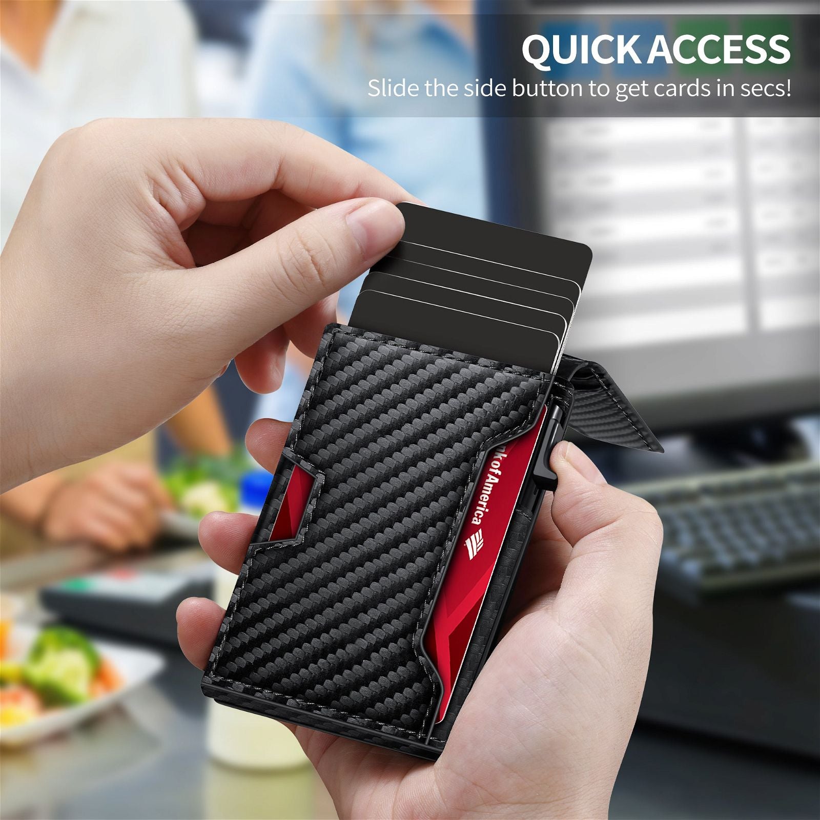 RFID Blocking AirTag Card Holder - Trax4u