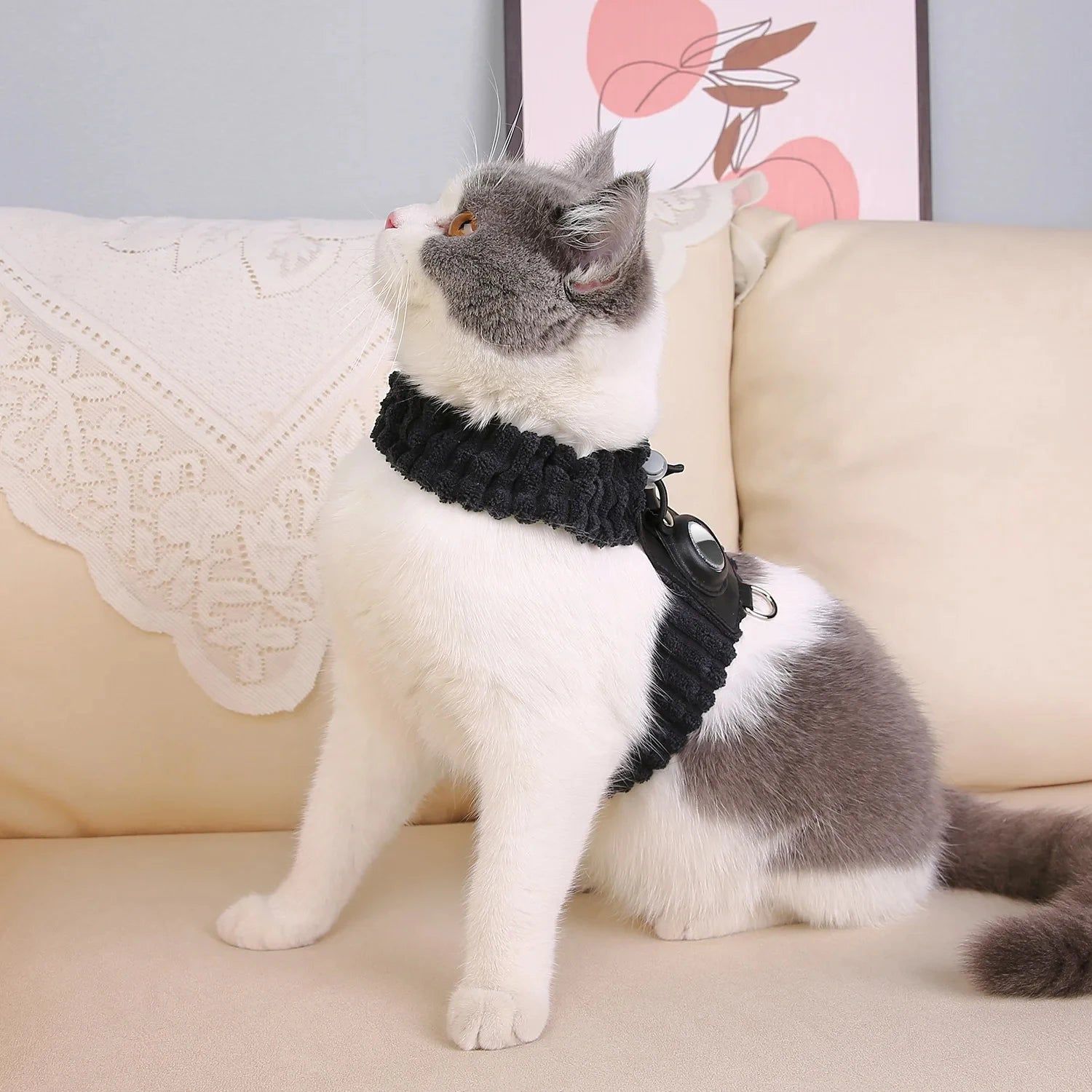 Adjustable AirTag Cat Harness