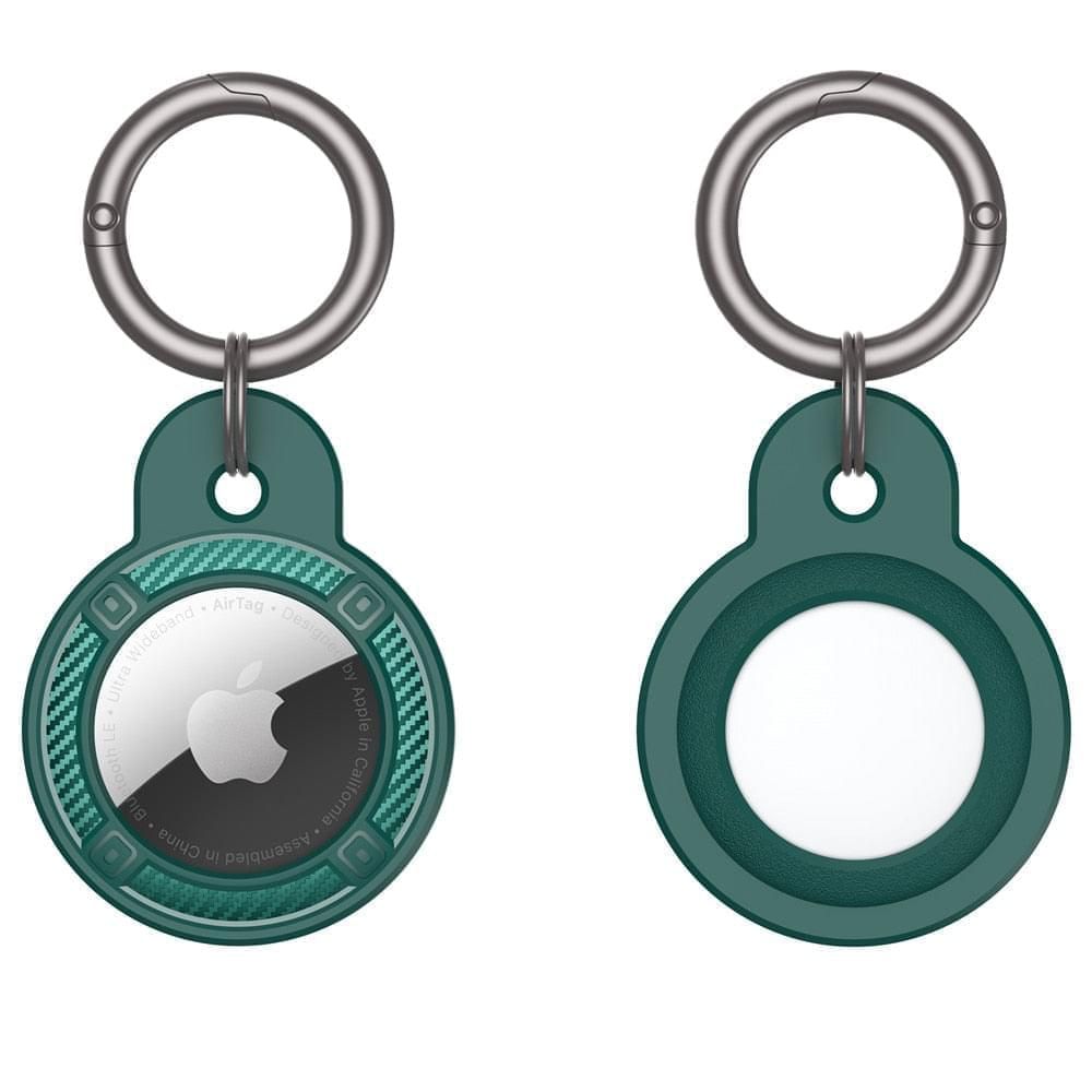 Keychain for AirTag Carbon