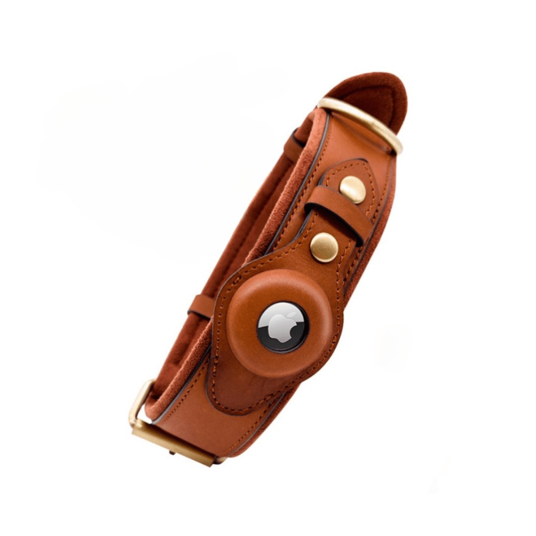 Leather AirTag Collar