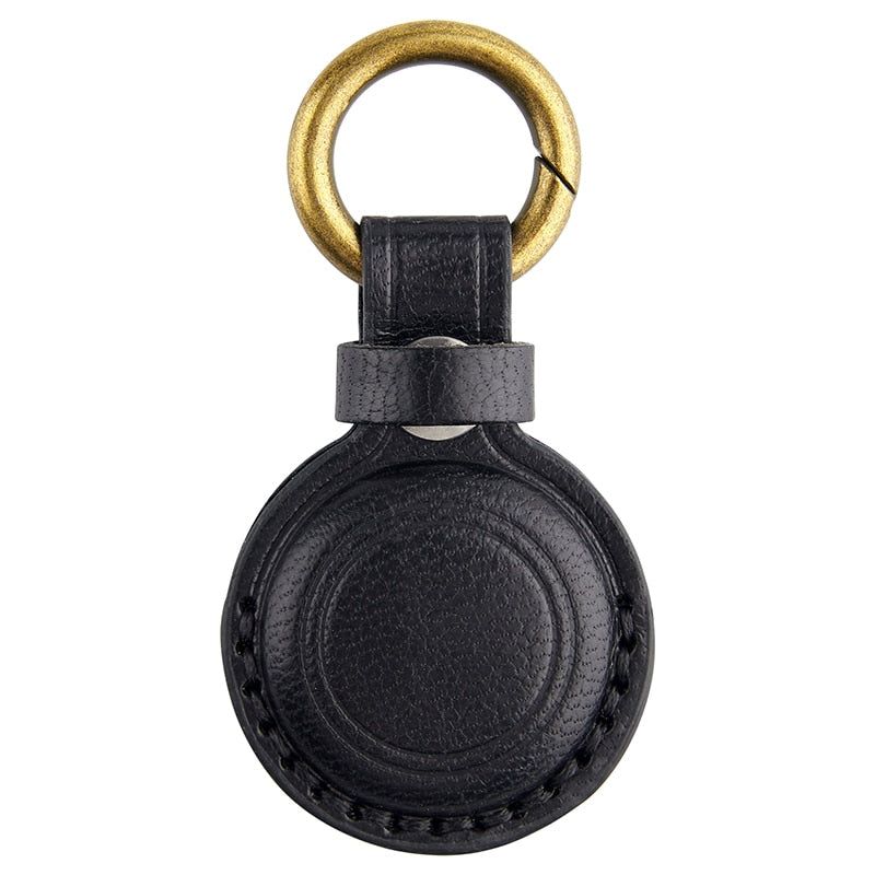 Leather Airtag Keychain