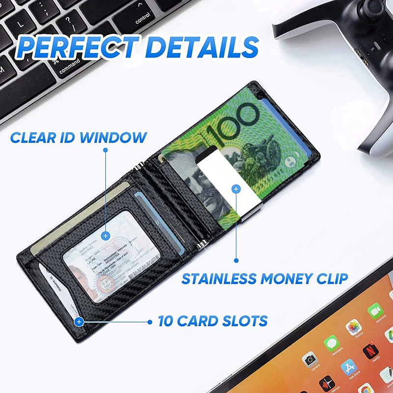 Premium Minimalist Airtag 360° Flip Wallet