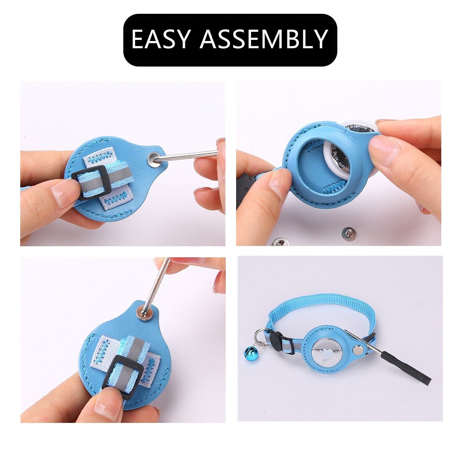 Reflective AirTag Cat Collar