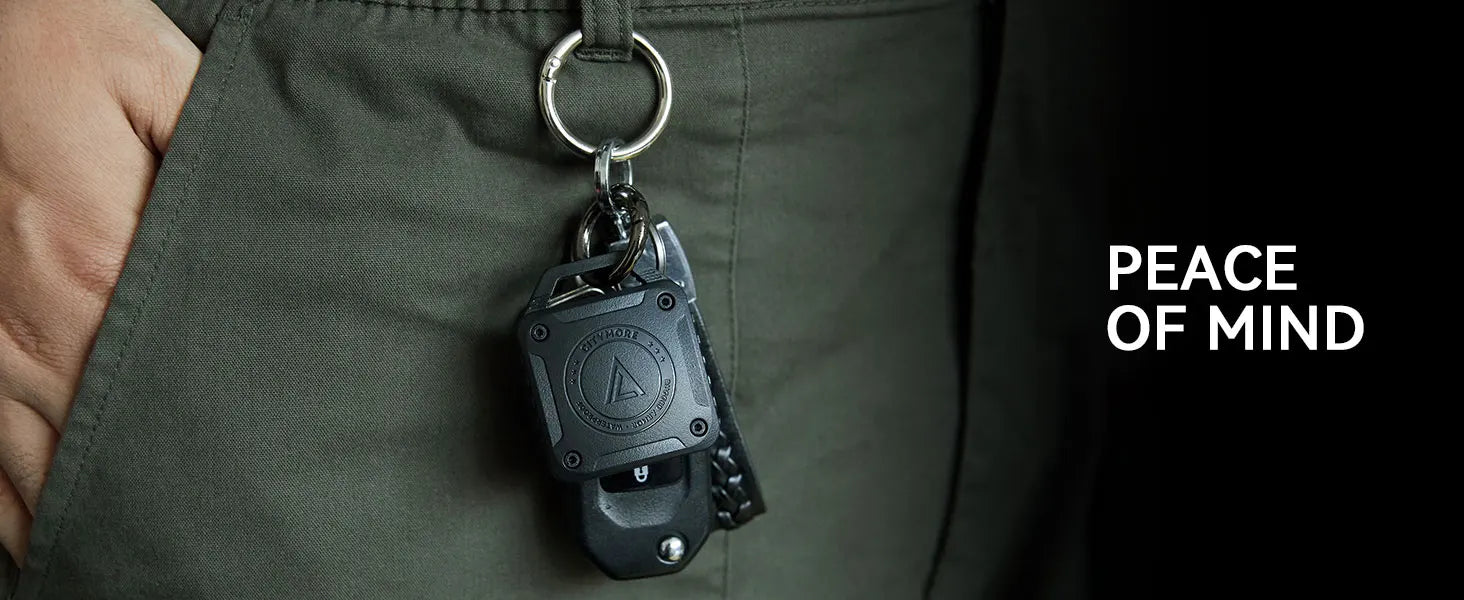 For AirTag Keychain Holder IPX8 Waterproof Airtags Case Ultra-Compact For Apple AirTag Case Keyring for Bags,Keys,Luggage Trax4u