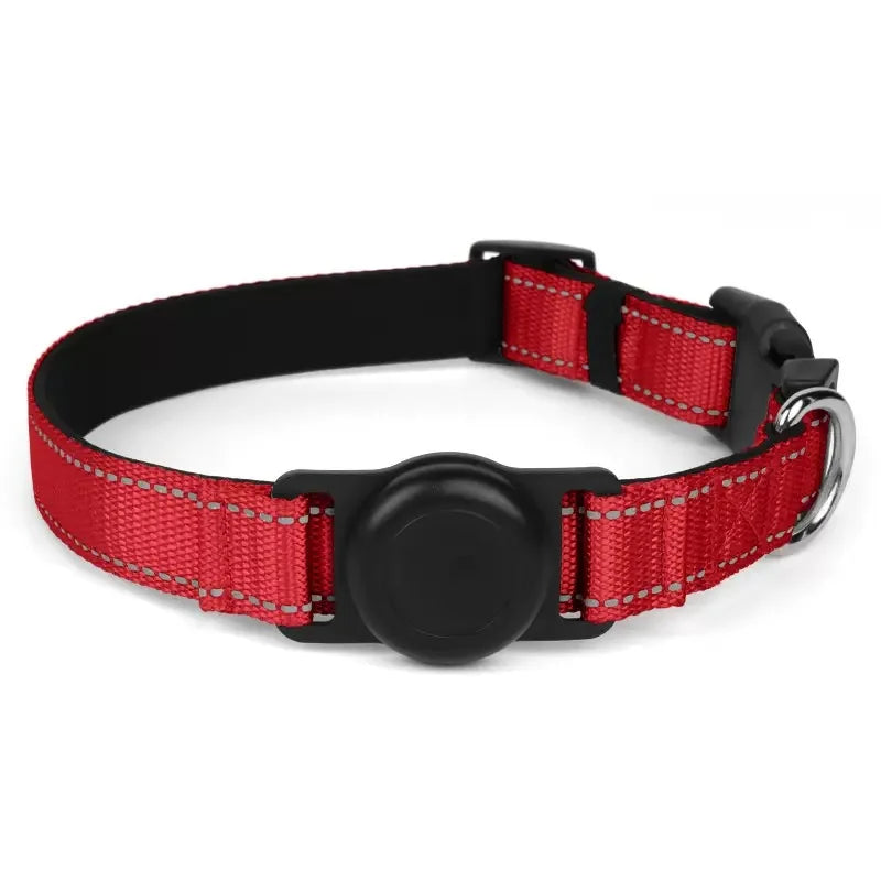 Dog Collar with Airtag Holder Ultra-Durable Comfortable Padded Heavy Duty Dog Collars for Small Medium Large Dogs Trax4u
