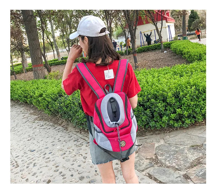 Dog Carrier Bag Pet Dog Transport Backpack For Small Dogs Travel Breathable Dog Carrier Puppy Carrier Pets Carrying Supplies Trax4u