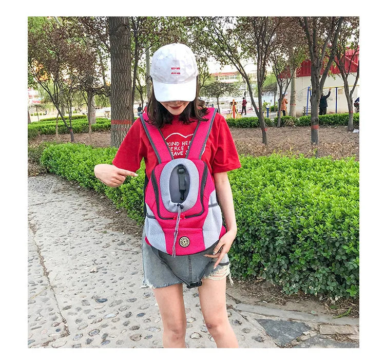 Dog Carrier Bag Pet Dog Transport Backpack For Small Dogs Travel Breathable Dog Carrier Puppy Carrier Pets Carrying Supplies Trax4u