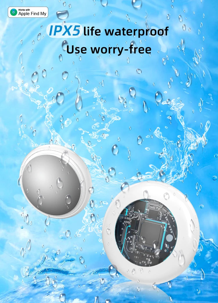 Timethinker Bluetooth GPS Tracker Smart Tag Airtag Work with Apple Find My APP ITag  Locator Air Tags Pet Key Finder for iOS Trax4u