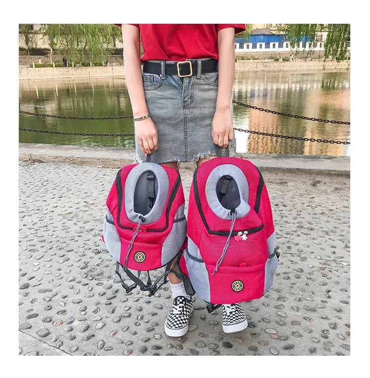 Dog Carrier Bag Pet Dog Transport Backpack For Small Dogs Travel Breathable Dog Carrier Puppy Carrier Pets Carrying Supplies Trax4u