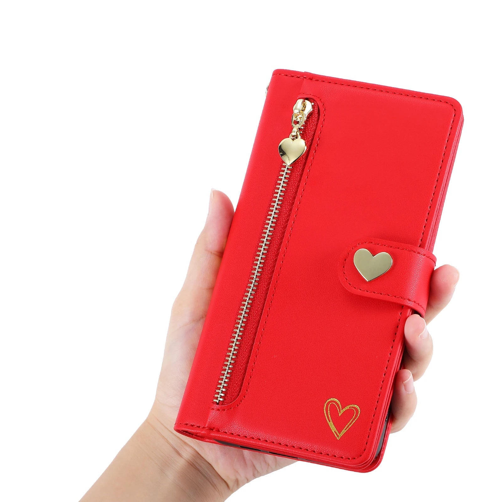 Zipper Cards Solt Wallet Leather Case For Samsung Galaxy S26 Ultra S25 S24 S22 Plus S21 FE A16 A26 A36 A56 A34 A54 Purse Cover Trax4u