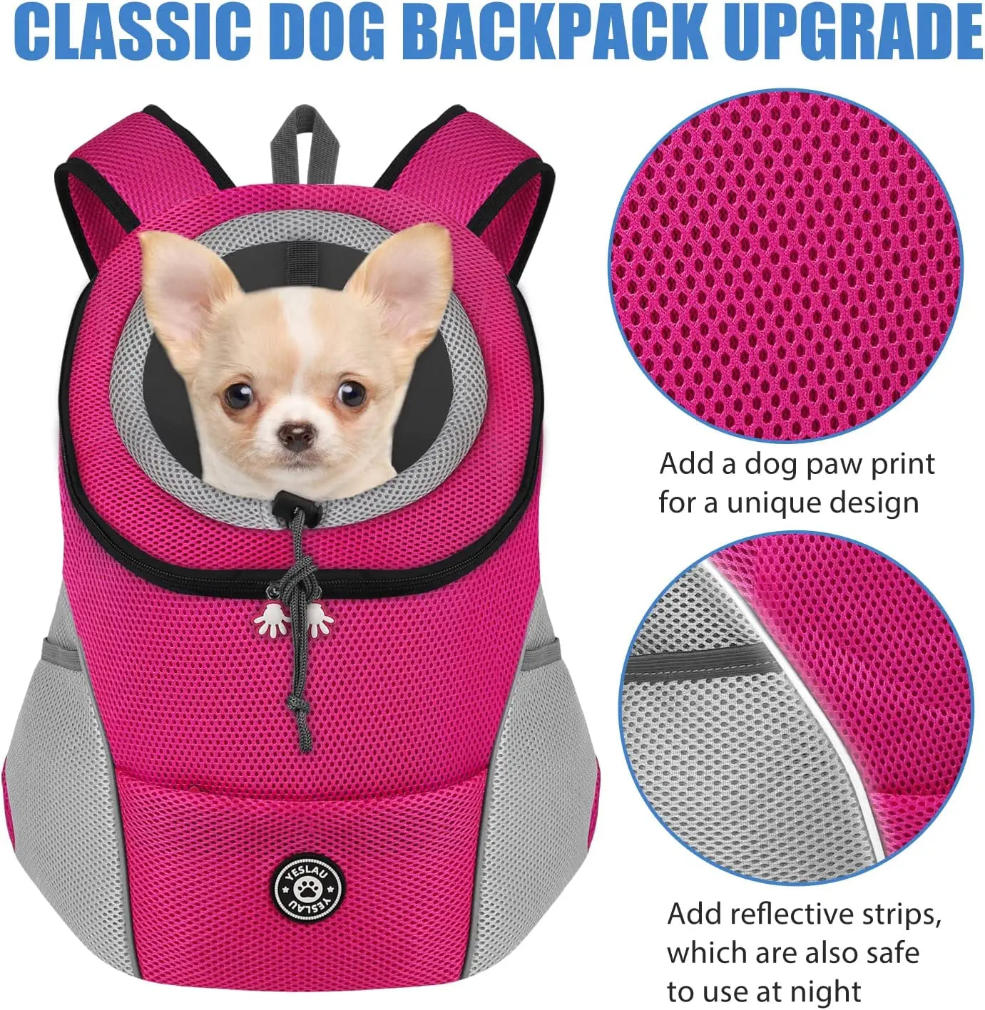 Dog Carrier Bag Pet Dog Transport Backpack For Small Dogs Travel Breathable Dog Carrier Puppy Carrier Pets Carrying Supplies Trax4u