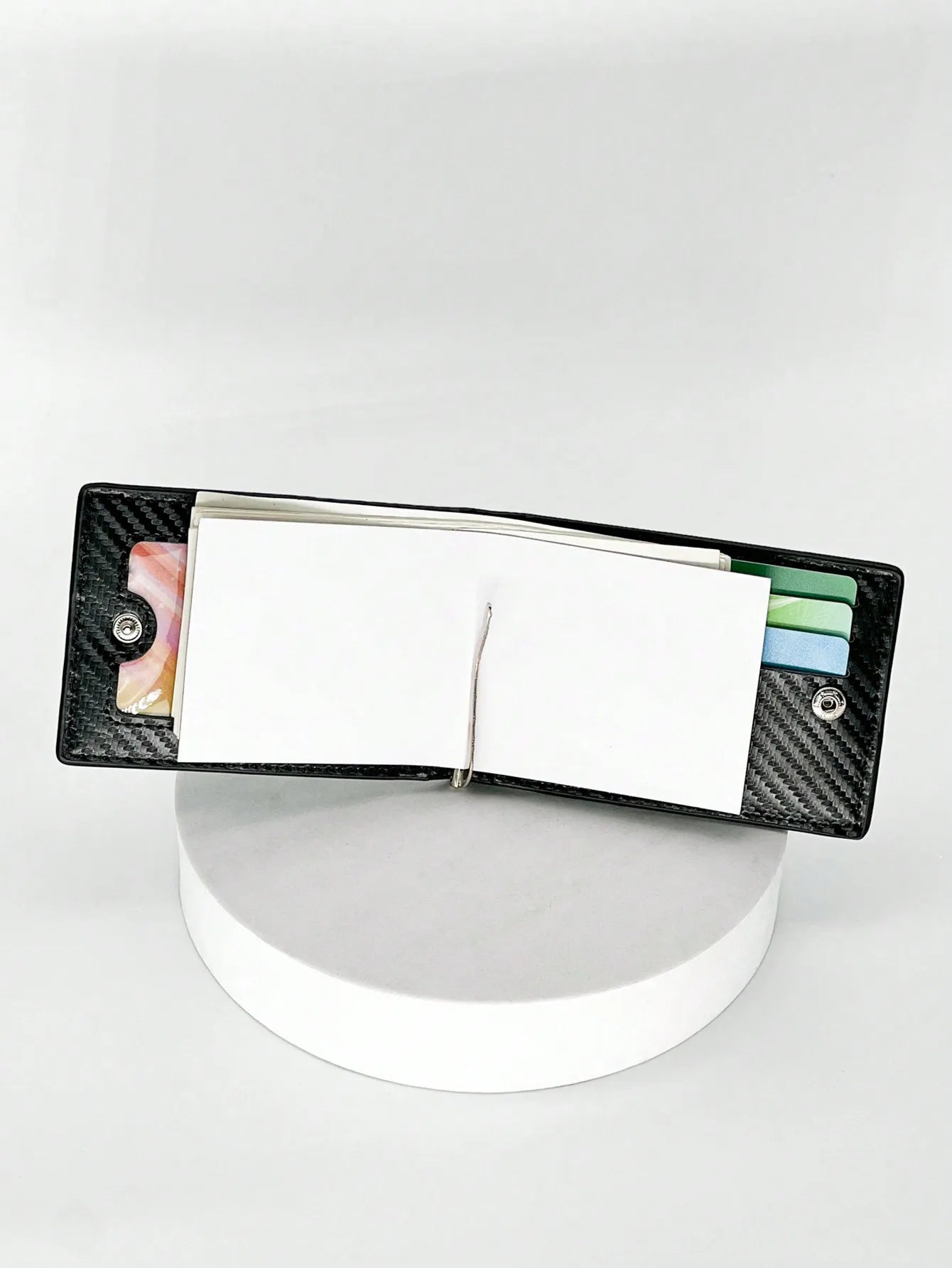 Fashion Business Carbon Fiber Men's Card Case Anti-theft Brush Multi Card Holder Card Case Trax4u