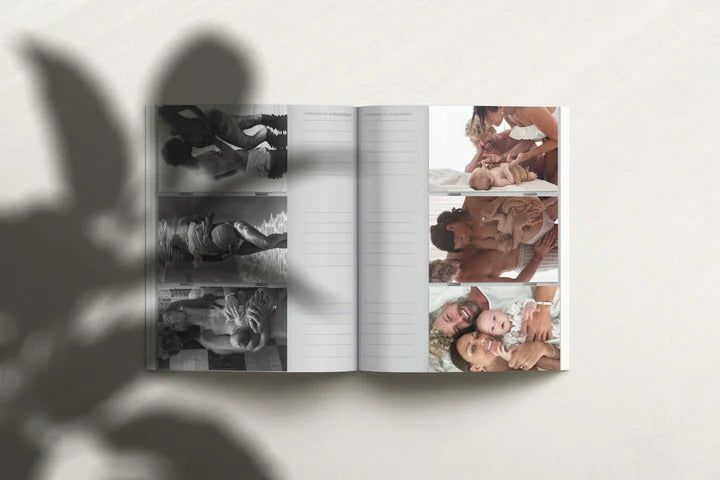 TINY STEPS | Baby Linen Photo Album Trax4u
