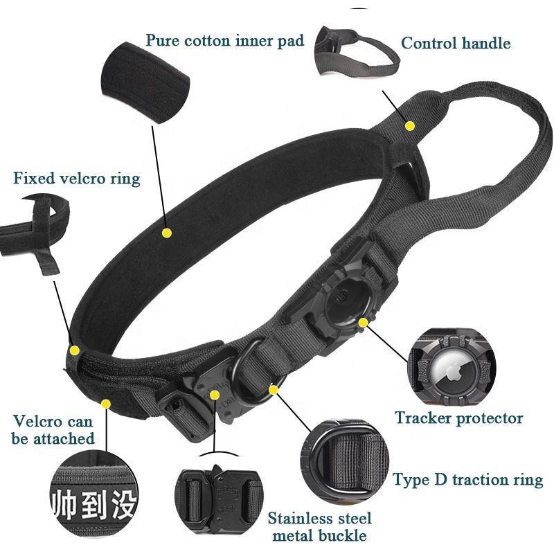 Tactical AirTag Dog Collar Features and Design Overview